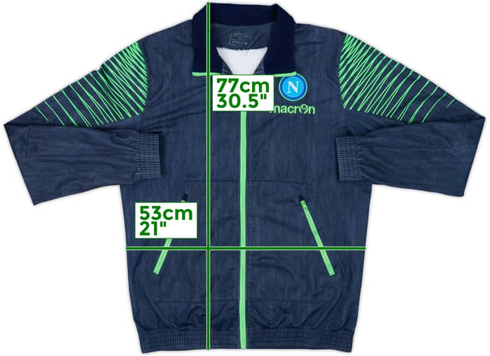2014-15 Napoli Macron Track Jacket - 5/10 - (L)