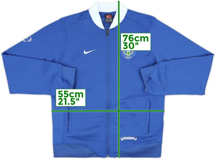 2006-07 Brazil Nike Track Jacket - 5/10 - (L)