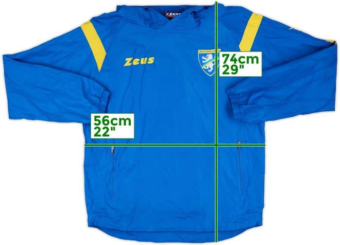 2018-19 Frosinone Zeus Hooded Windbreaker - 9/10 - (S)