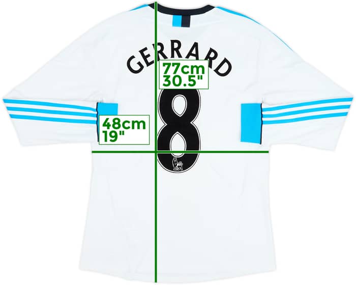 2011-12 Liverpool Third L/S Shirt Gerrard #8 - 6/10 - (M)