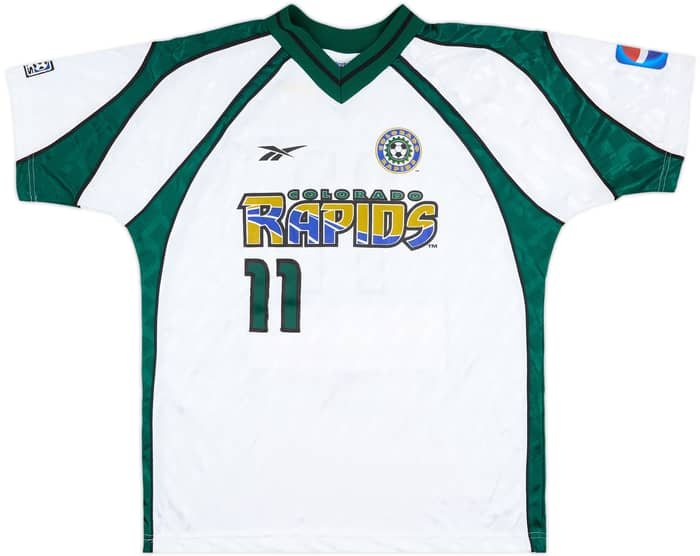 1998 Colorado Rapids Match Issue Home Shirt Paz #11
