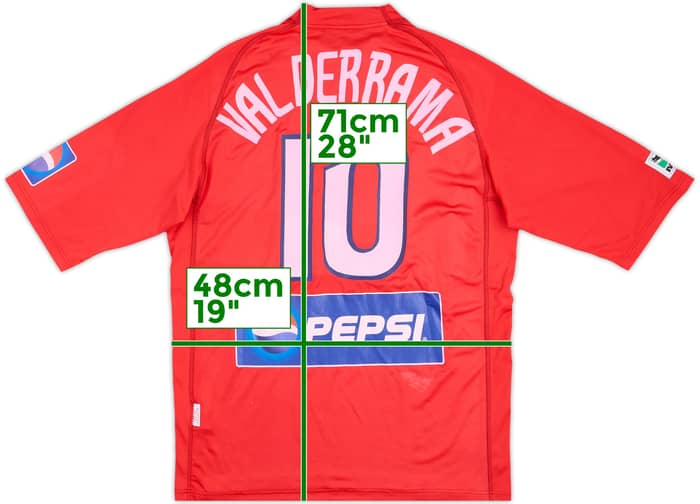 2001 Colorado Rapids Match Issue Fourth Shirt Valderrama #10