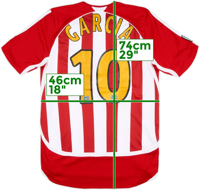 2006 Chivas USA Match Issue Home Shirt Garcia #10