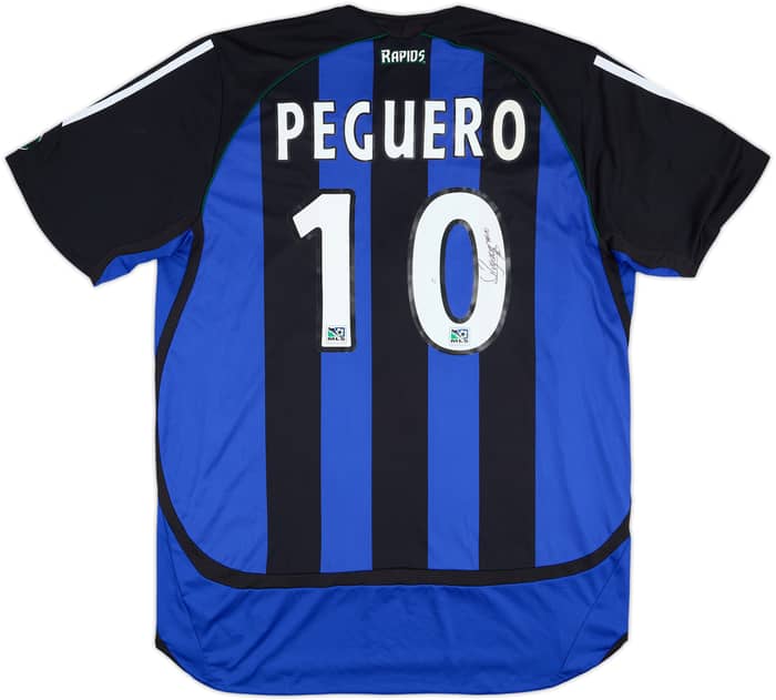 2006 Colorado Rapids Match Issue Signed Home Shirt Peguero #10