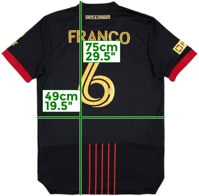 2021-22 Atlanta United Match Issue Home Shirt Franco #6