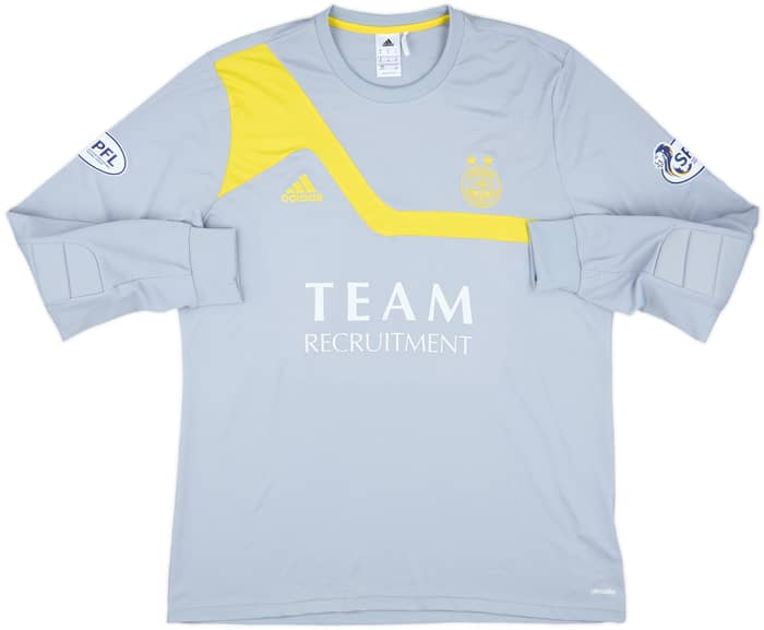 2013-14 Aberdeen Match Issue GK Shirt Weaver #20