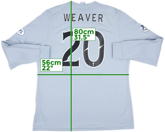 2013-14 Aberdeen Match Issue GK Shirt Weaver #20