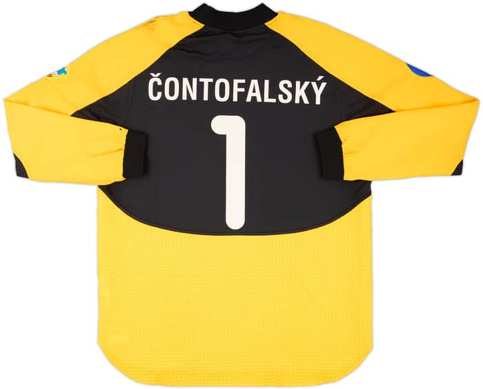 2000 Slovakia Match Worn European U21 Championship GK Shirt Contofalsky #1