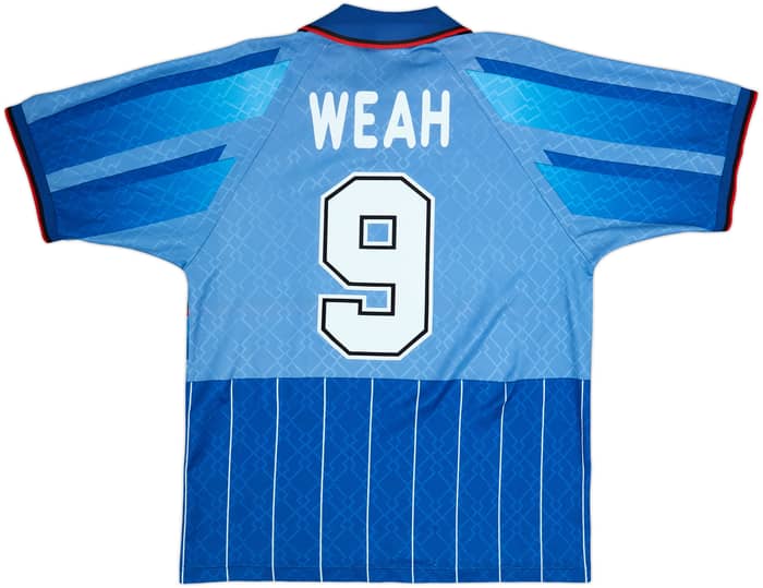 1995-96 AC Milan Fourth Shirt Weah #9 - 6/10 - (L)