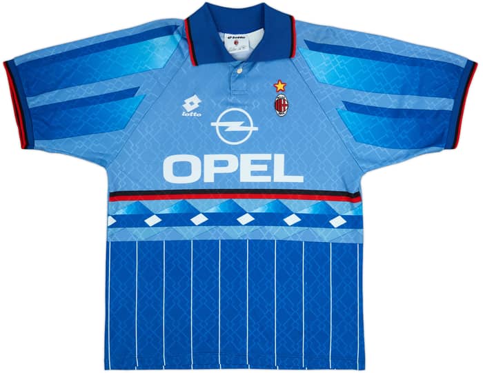 1995-96 AC Milan Fourth Shirt Weah #9 - 6/10 - (L)