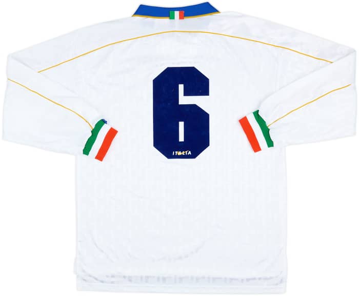 1994-96 Italy Match Issue Away L/S Shirt #6