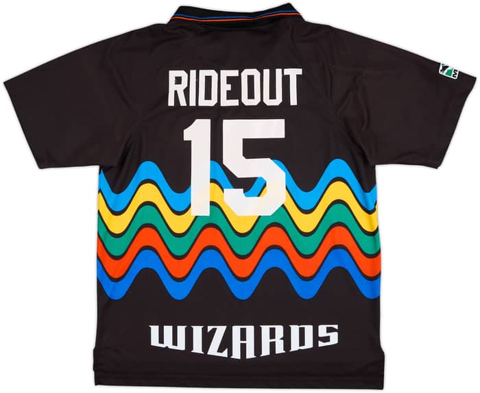 1998 Kansas City Wizards Match Issue Signed Home Shirt Rideout #15