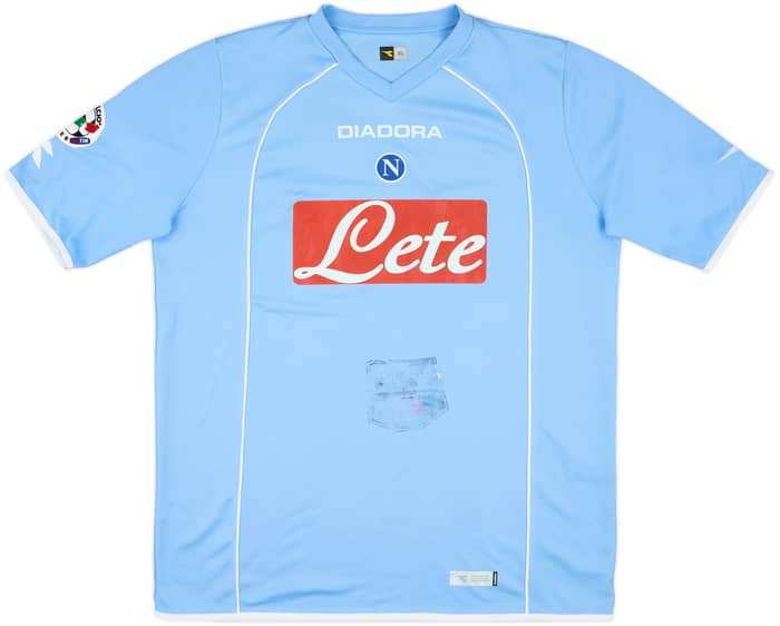 2006-07 Napoli Match Issue Home Shirt Grava #2