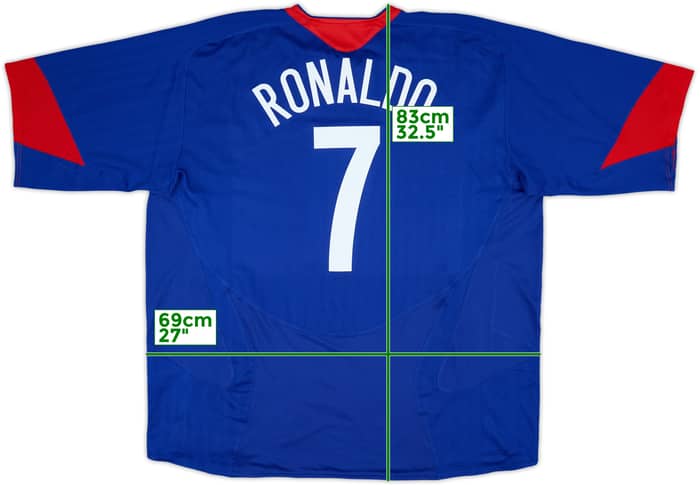 2005-06 Manchester United Away Shirt Ronaldo #7 - 9/10 - (3XL)