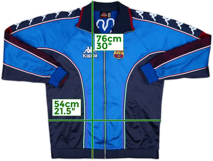1995-97 Barcelona Kappa Track Jacket - 9/10 - (L)
