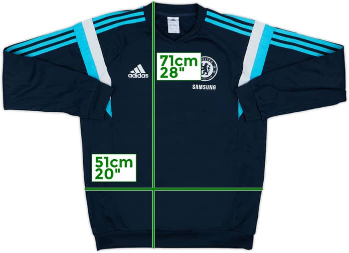 2014-15 Chelsea adidas Sweat Top - 5/10 - (M)