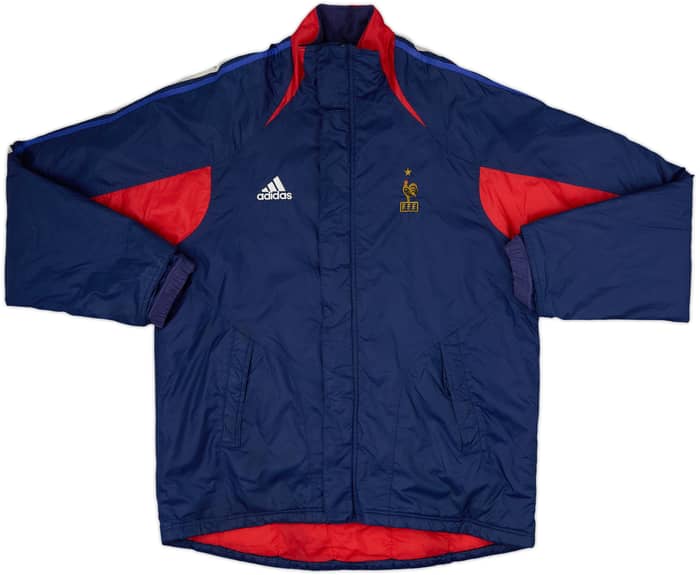 2002-04 France adidas Padded Bench Coat - 8/10 - (L)