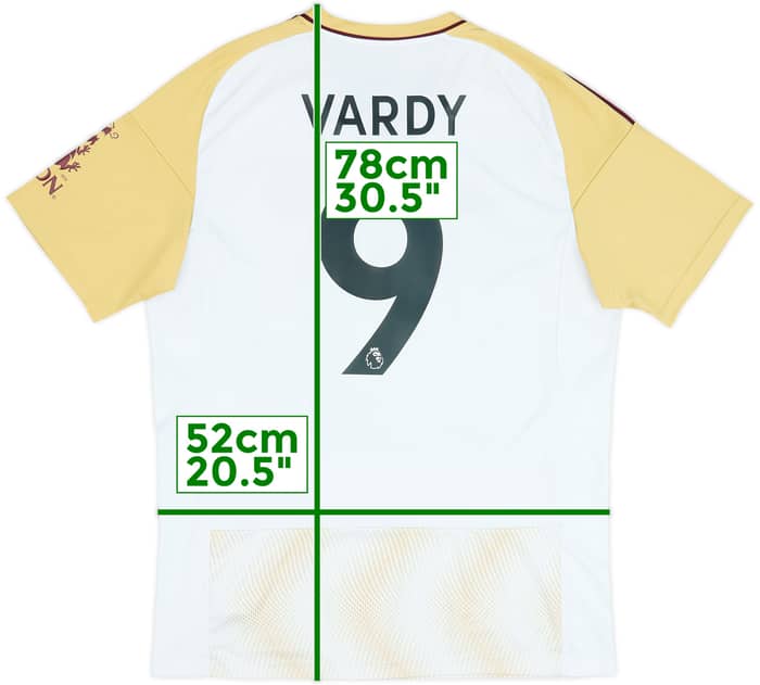 2022-23 Leicester Third Shirt Vardy #9 - 8/10 - (L)