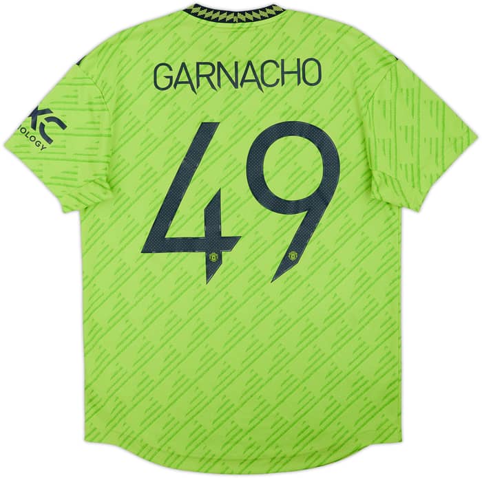 2022-23 Manchester United Authentic Third Shirt Garnacho #49 - 5/10 - (M)