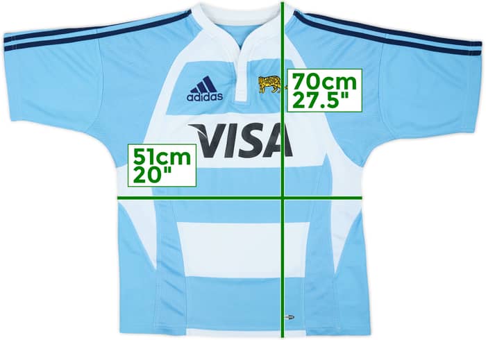 2007-08 Argentina Rugby Youth Home Shirt - 8/10 - (M)
