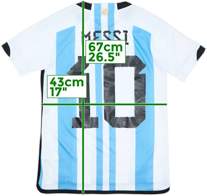 2022-23 Argentina Home Shirt Messi #10 (Women's S)