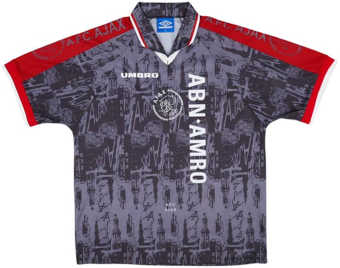 1996-97 Ajax Away Shirt Kluivert #9 - 8/10 - (XL)