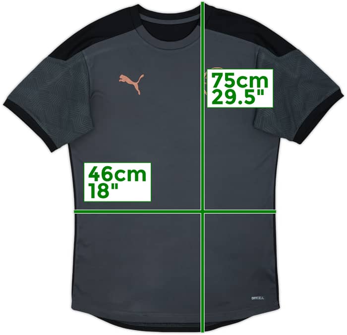 2020-21 Manchester City Puma Training Shirt - 8/10 - (M)