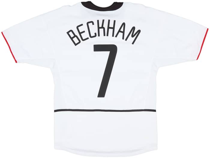 2002-03 Manchester United Away Shirt Beckham #7 - 7/10 - (S)