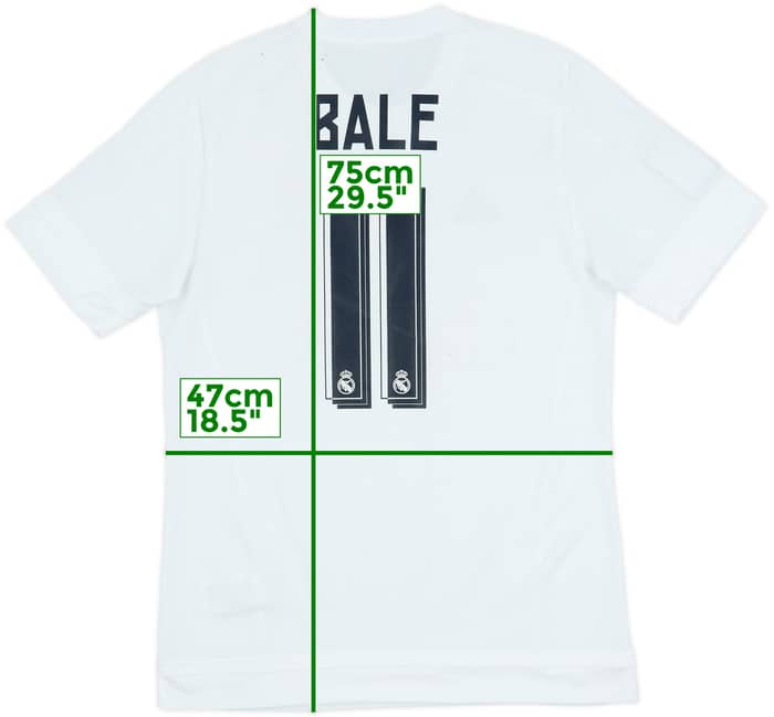 2015-16 Real Madrid Home Shirt Bale #11 - 5/10 - (M)
