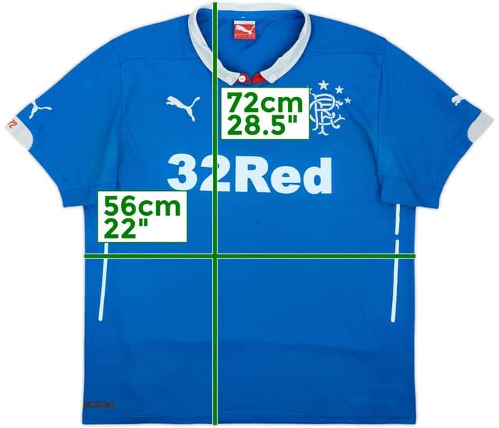 2014-15 Rangers Home Shirt - 5/10 - (L)