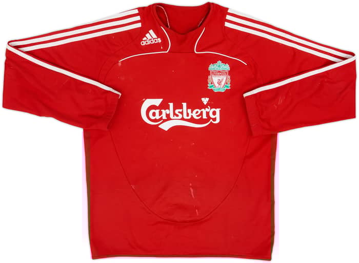 2008-09 Liverpool adidas Sweat Top - 4/10 - (M)