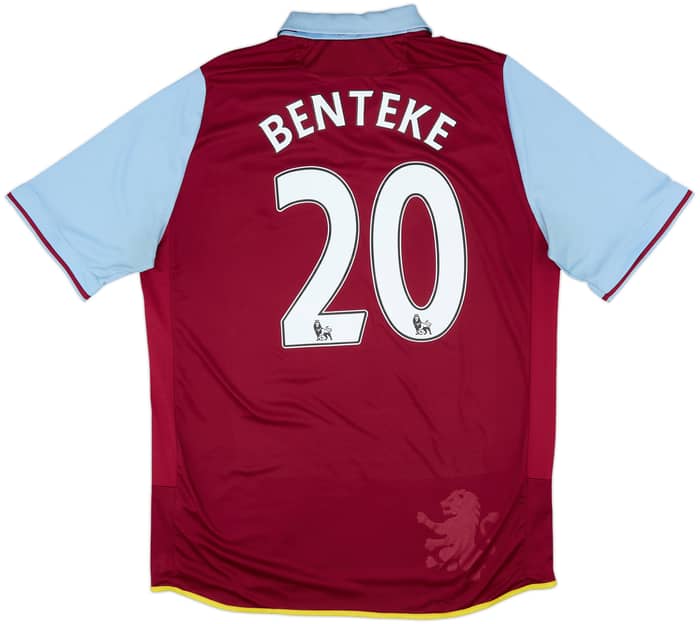 2012-13 Aston Villa Home Shirt Benteke #20 - 6/10 - (XL)