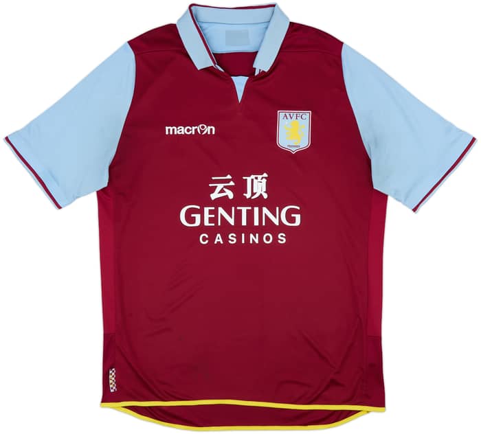 2012-13 Aston Villa Home Shirt Benteke #20 - 6/10 - (XL)