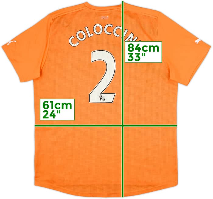 2011-12 Newcastle Player Issue Away Shirt Coloccini #2 - 5/10 - (XL)