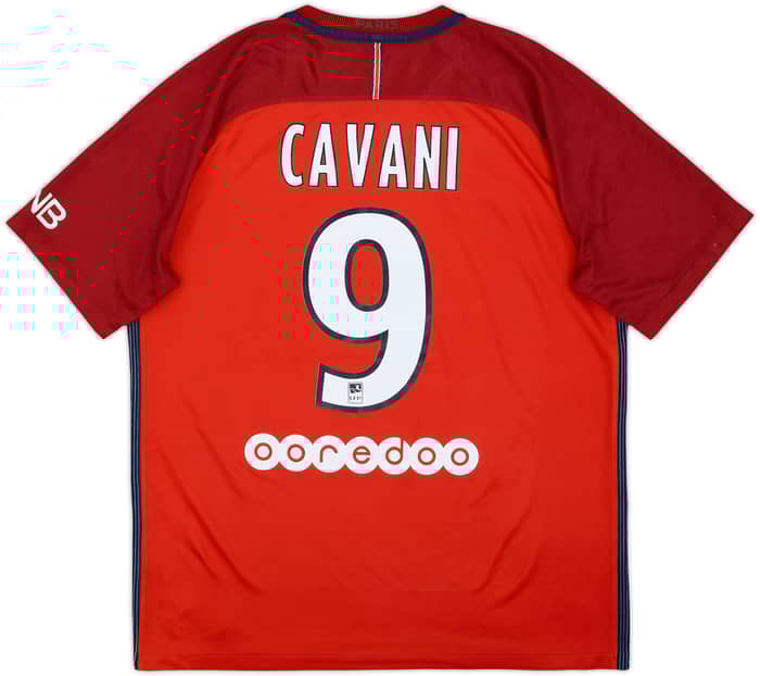 2016-17 Paris Saint-Germain Away Shirt Cavani #9 - 5/10 - (L)