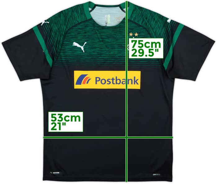 2018-19 Borussia Monchengladbach Away Shirt - 7/10 - (L)