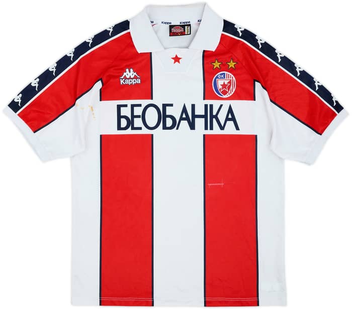Camiseta de local del Red Star Belgrade 1996-98 - 5/10 - (L)