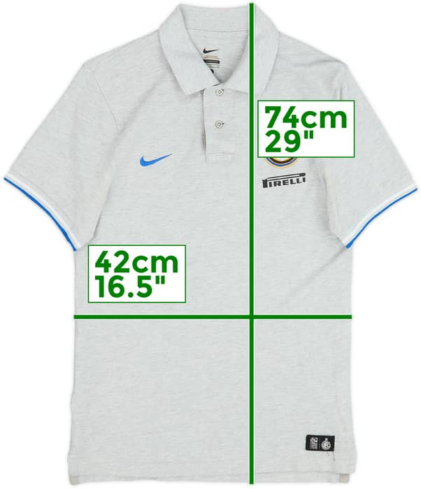 2011-12 Inter Milan Nike Polo Shirt - 6/10 - (S)