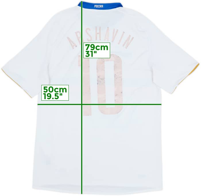 2008-10 Russia Home Shirt Arshavin #10 - 4/10 - (M)