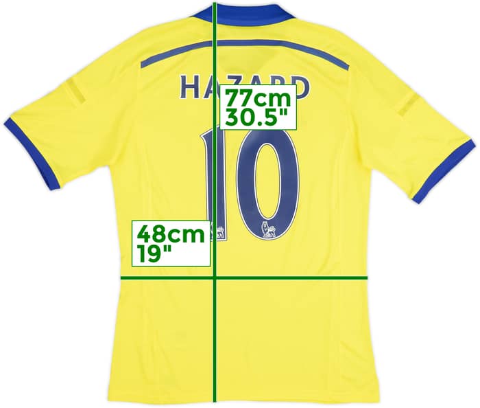 2014-15 Chelsea Away Shirt Hazard #10 - 6/10 - (M)