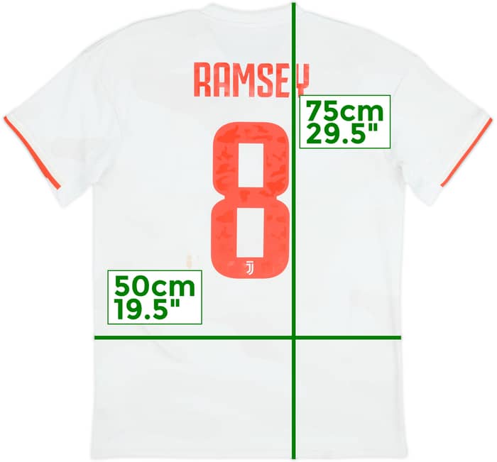 2019-20 Juventus Away Shirt Ramsey #8 - 8/10 - (M)