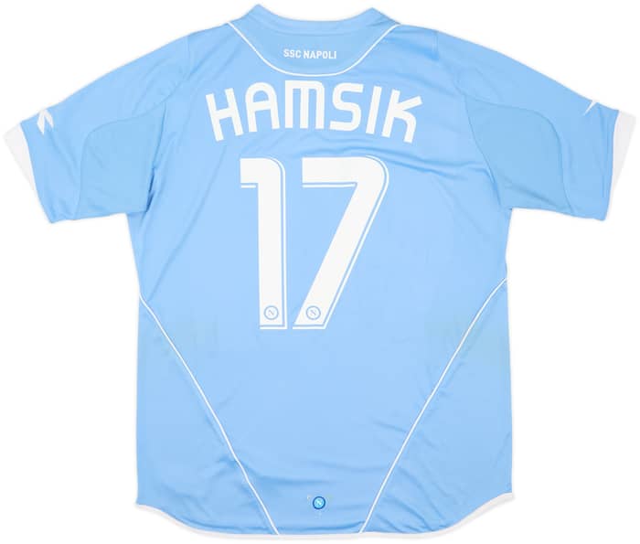 2007-08 Napoli Home Shirt Hamsik #17 - 4/10 - (XL)