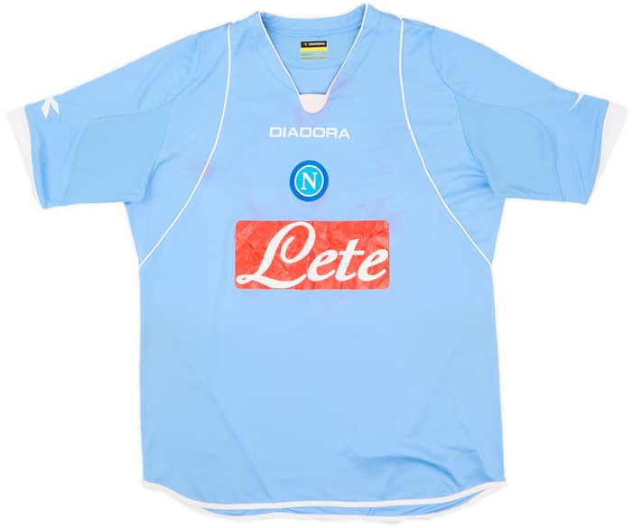 2007-08 Napoli Home Shirt Hamsik #17 - 4/10 - (XL)