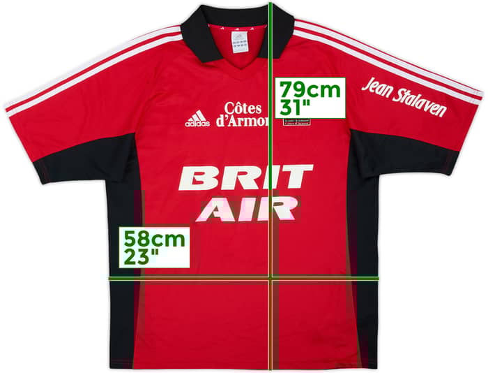 2003-04 EA Guingamp Home Shirt Bernard Drogball #9 - 5/10 - (L)