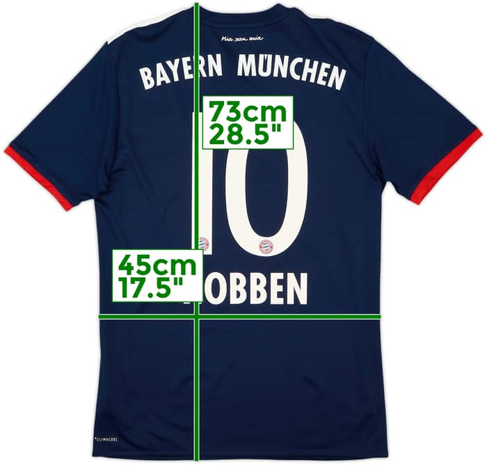 2017-18 Bayern Munich Away Shirt Robben #10 - 10/10 - (S)