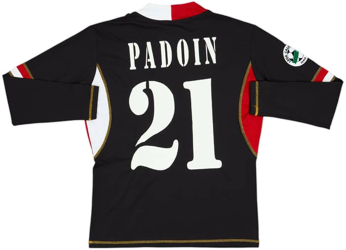 2005-07 Vicenza Match Issue Away L/S Shirt Padoin #21