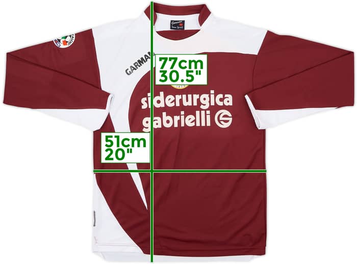 2009-10 Cittadella Match Issue Home L/S Shirt Castiglia #31