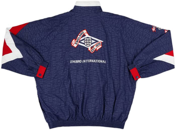 1990-92 England Umbro Track Jacket - 6/10 - (XL)