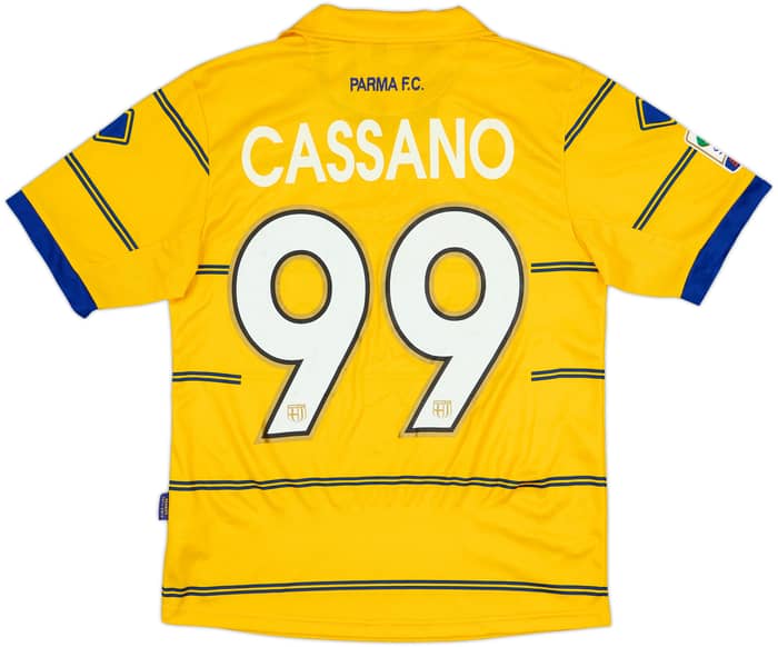 2011-12 Parma Third Shirt Cassano #99 - 7/10 - (S)