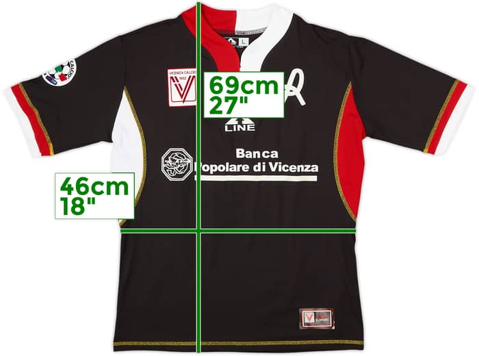 2005-07 Vicenza Match Issue Away Shirt Castiglia #30